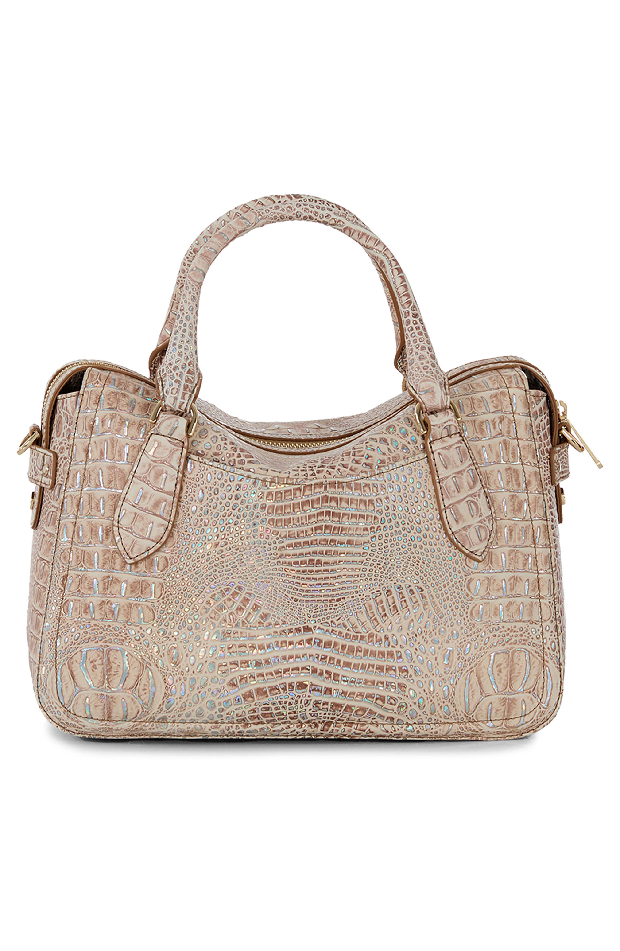 Brahmin Micaela Leather Satchel, Alternate, color, 