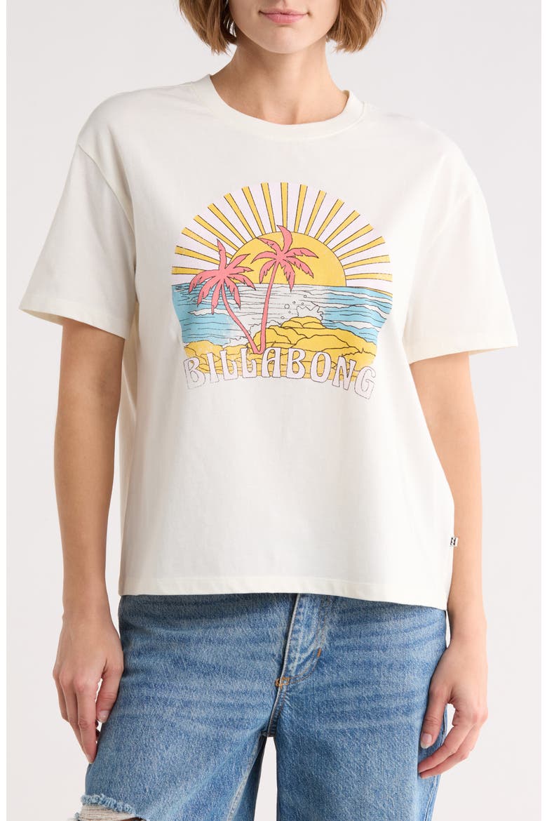 Solar Daze Graphic T-Shirt, Main, color, NATURAL