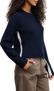 VELVET Savannah Crewneck Wool Blend Sweater