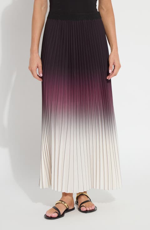 Fortunata Pleated Chiffon Skirt