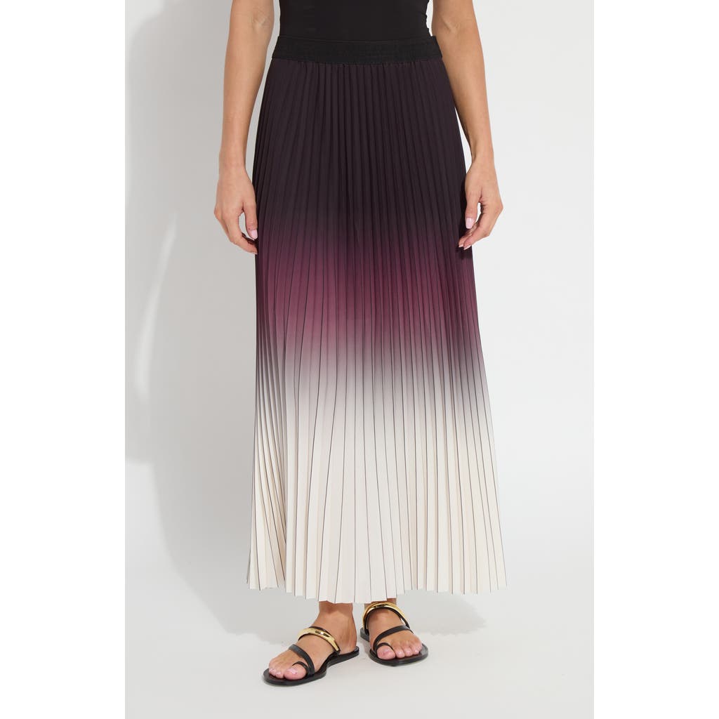 Lysse Fortunata Pleated Chiffon Skirt in Red Sangria at Nordstrom, Size Small