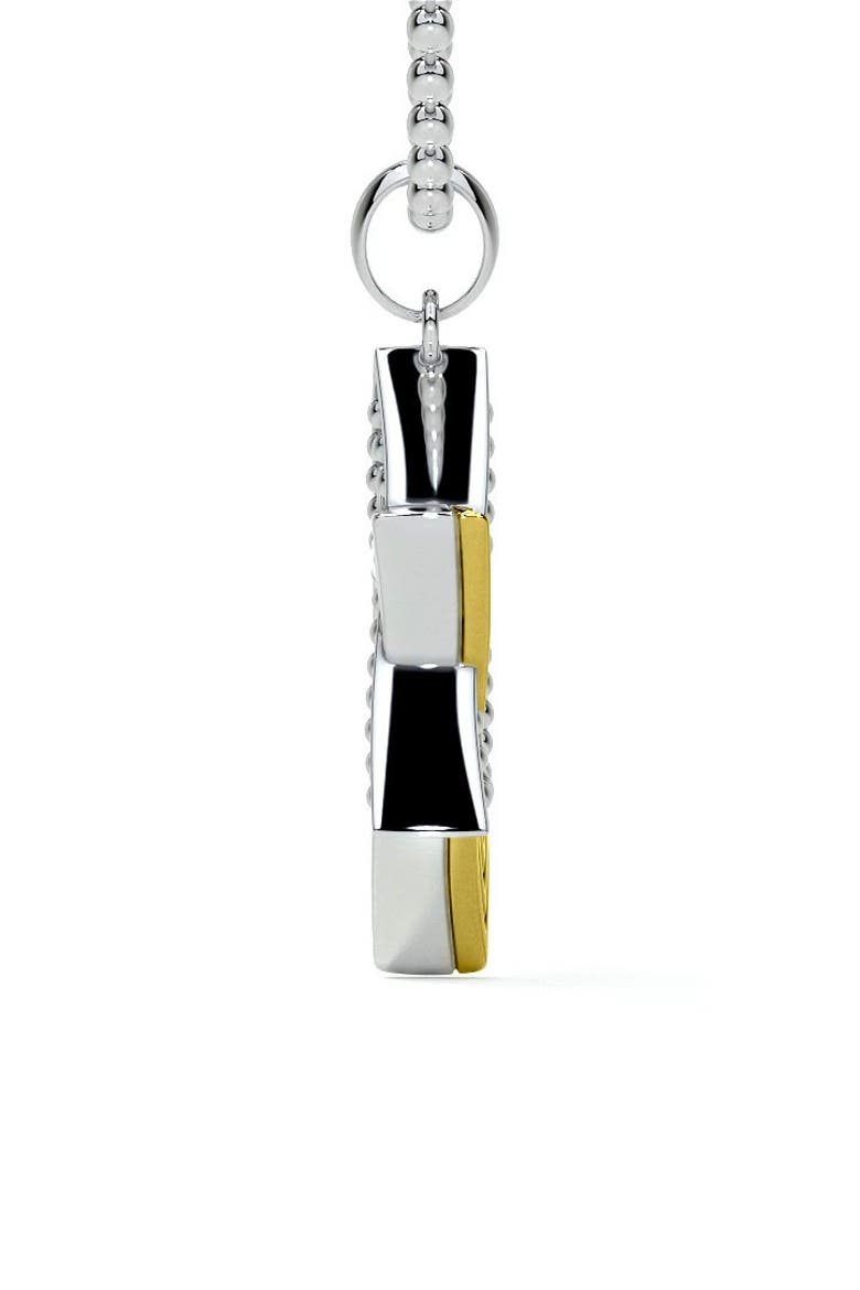 Star of David Pendant, Alternate, color, TWO-TONE