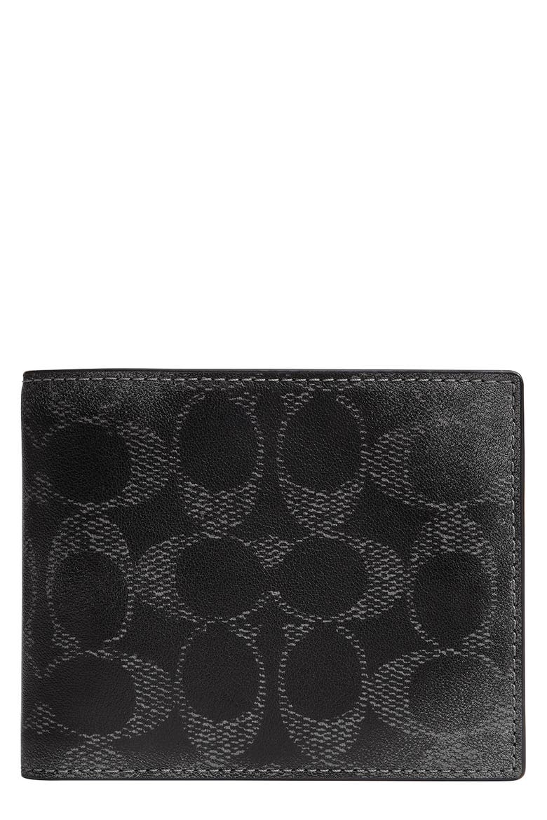 3-in-1 Bifold Wallet, Main, color, BLACK SIGNATURE