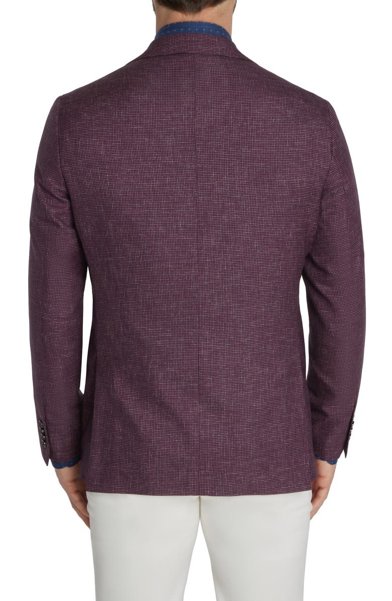 Jack Victor Midland Houndstooth Wool Sport Coat, Alternate, color, 