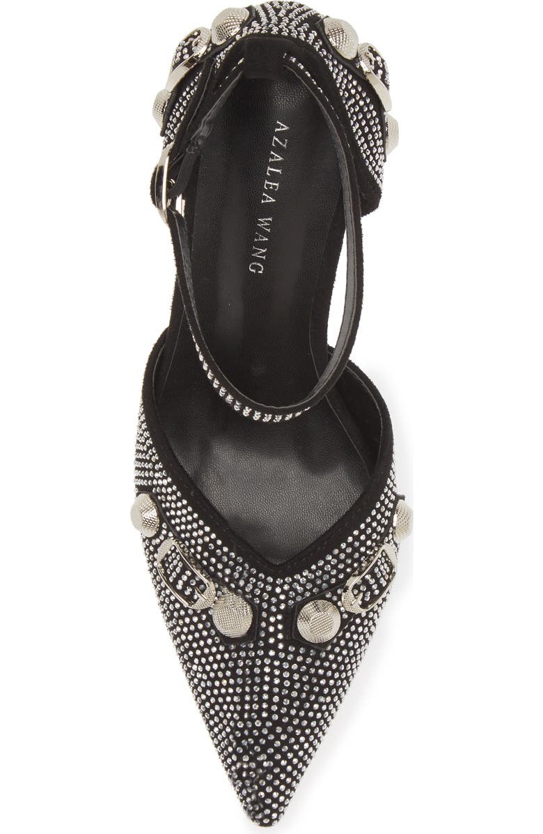 AZALEA WANG Tickles Ankle Strap Pointed Toe Pump, Alternate, color,