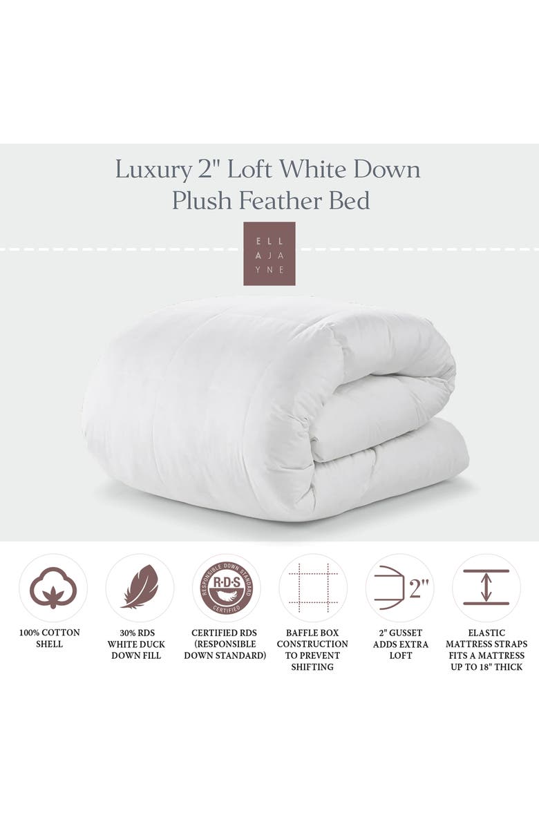 ELLA JAYNE HOME Down-Top Featherbed, Alternate, color, 