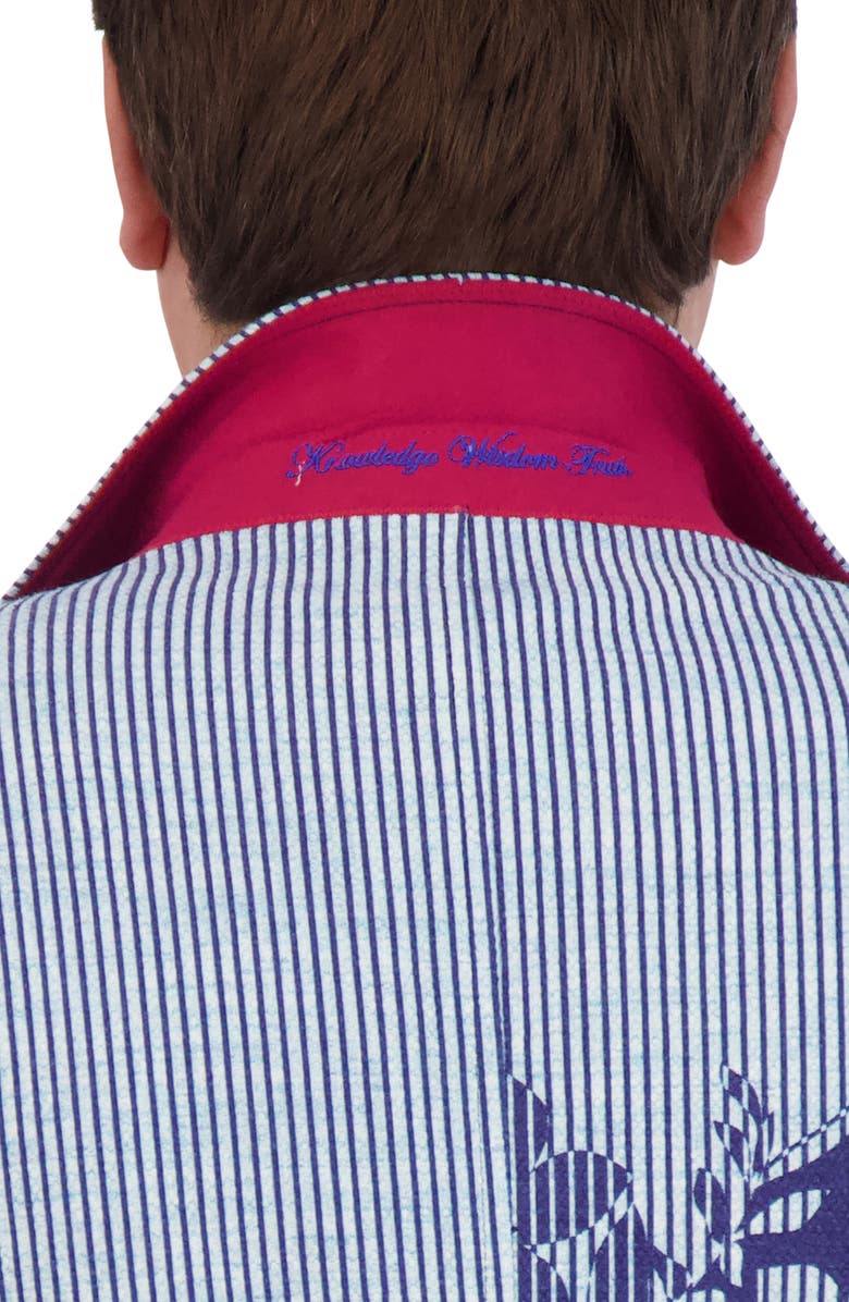 Robert Graham Daylen Floral Stripe Seersucker Sport Coat, Alternate, color,