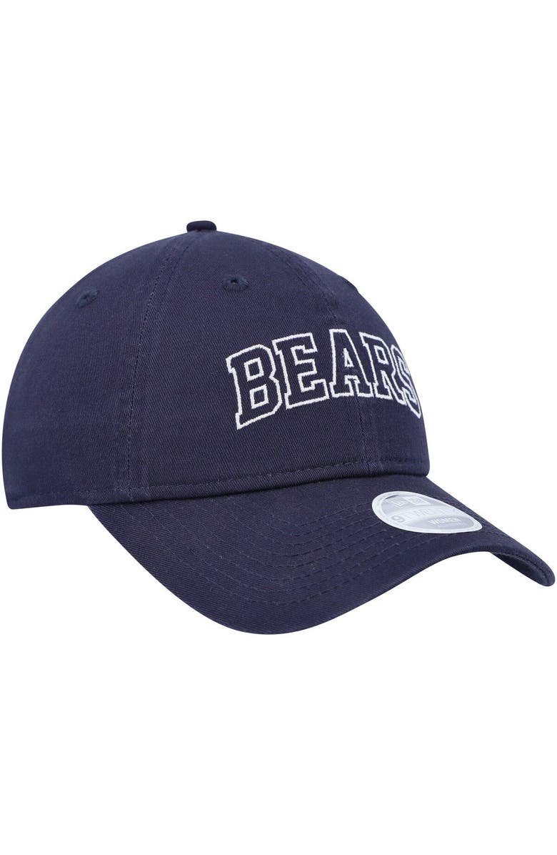 New Era Women's New Era Navy Chicago Bears Collegiate 9TWENTY Adjustable Hat, Alternate, color, 