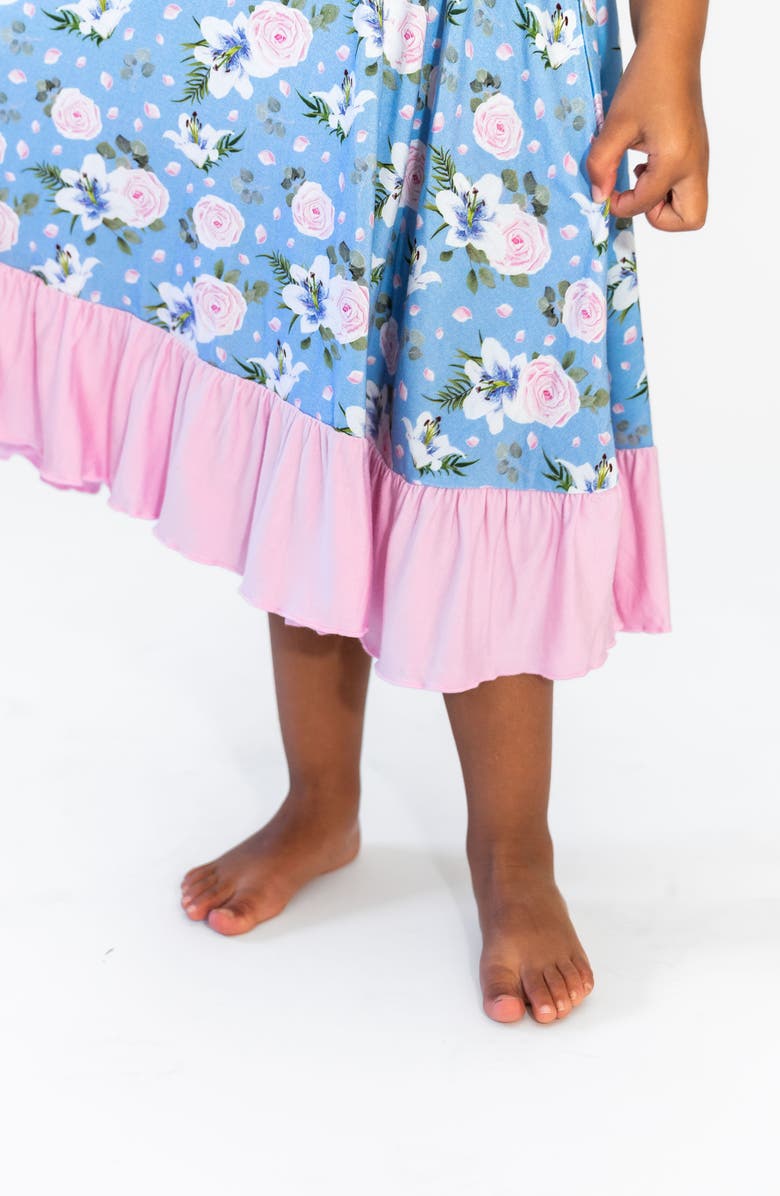 Laree + Co Lillian Ruffle Spin Dress, Alternate, color, Floral