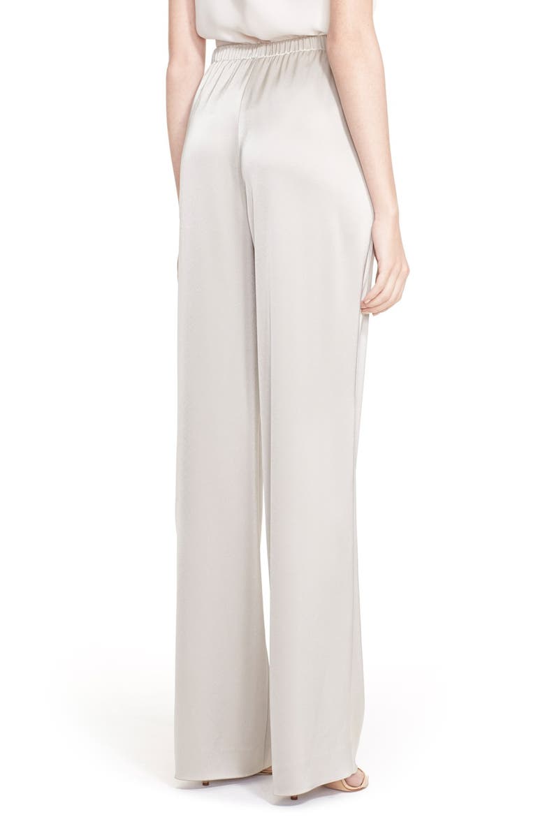 'Kate' Liquid Satin Pants, Alternate, color, QUARTZ