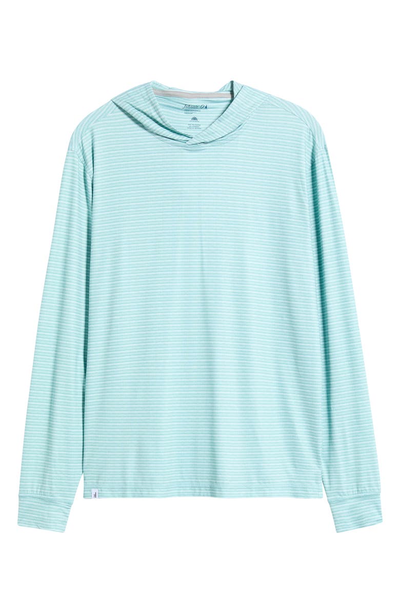johnnie-O Talon Stripe UPF 50+ Hoodie, Alternate, color, 