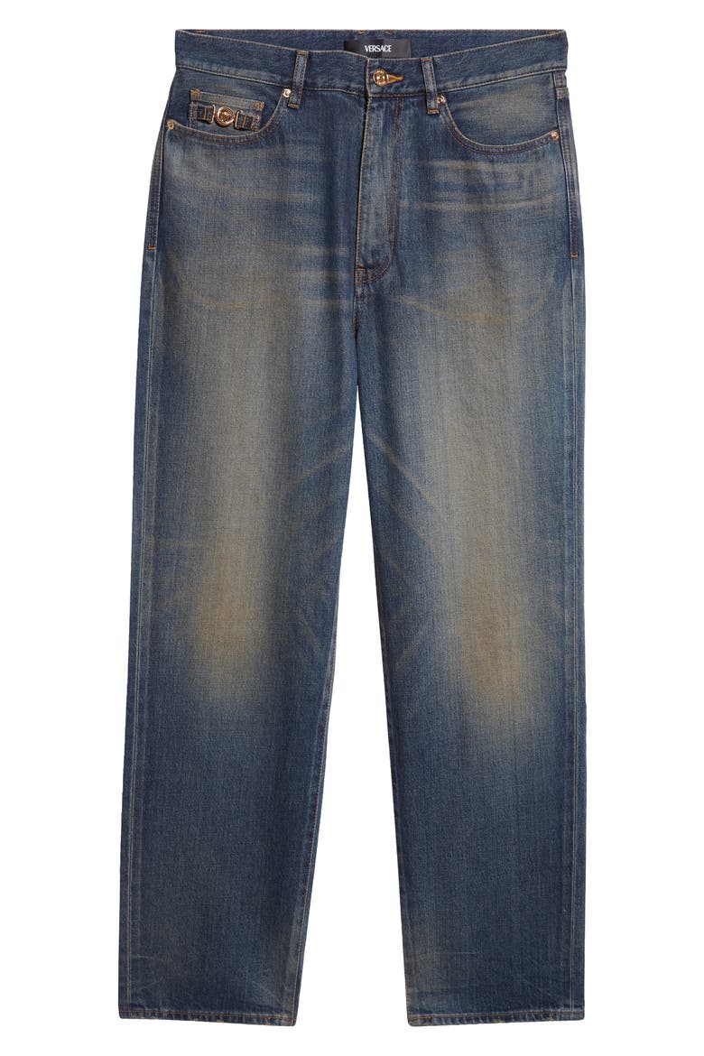 Stop Straight Leg Jeans, Alternate, color, MEDIUM BLUE