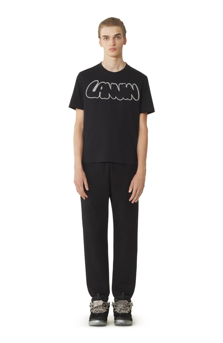 Lanvin Curb T-Shirt, Main, color, Black