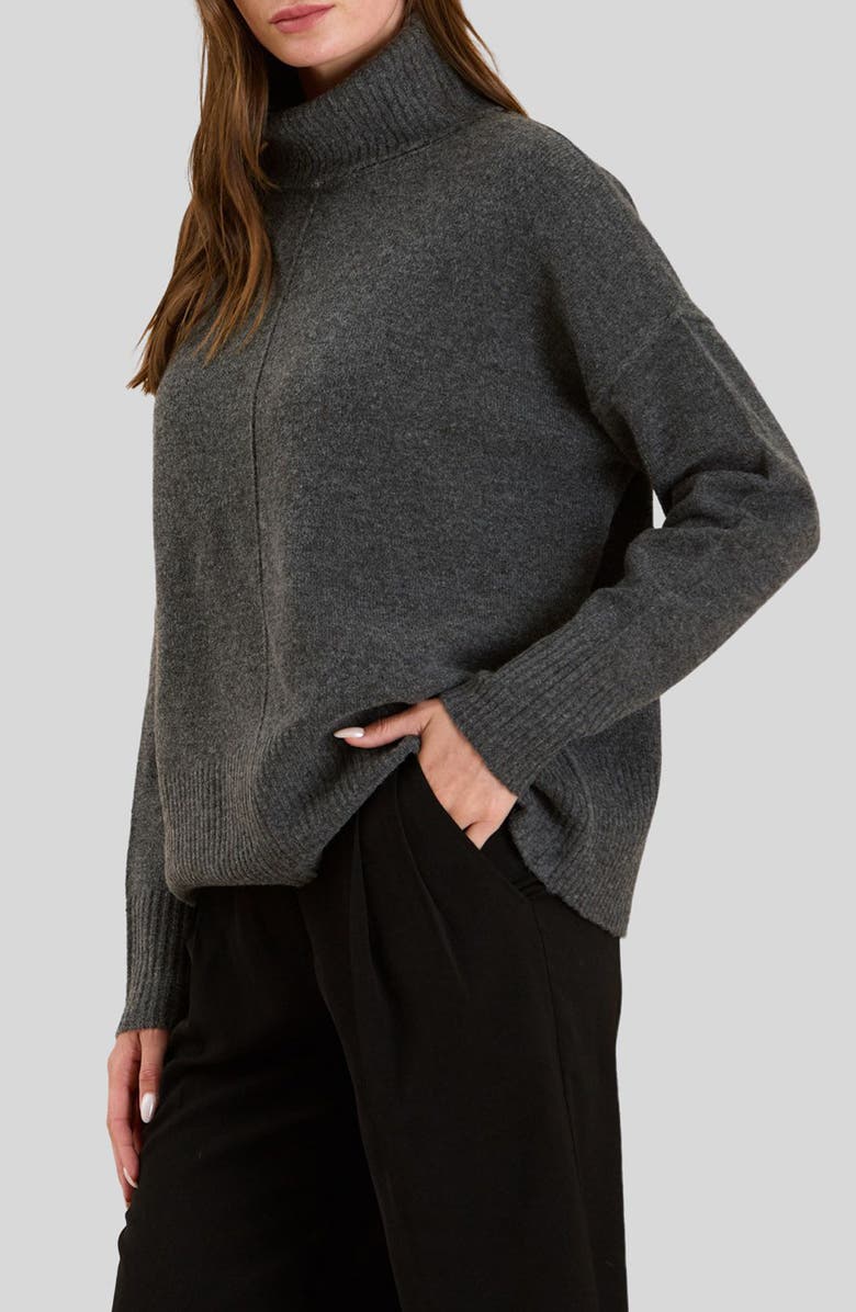 Blu Pepper Turtleneck Sweater, Alternate, color,