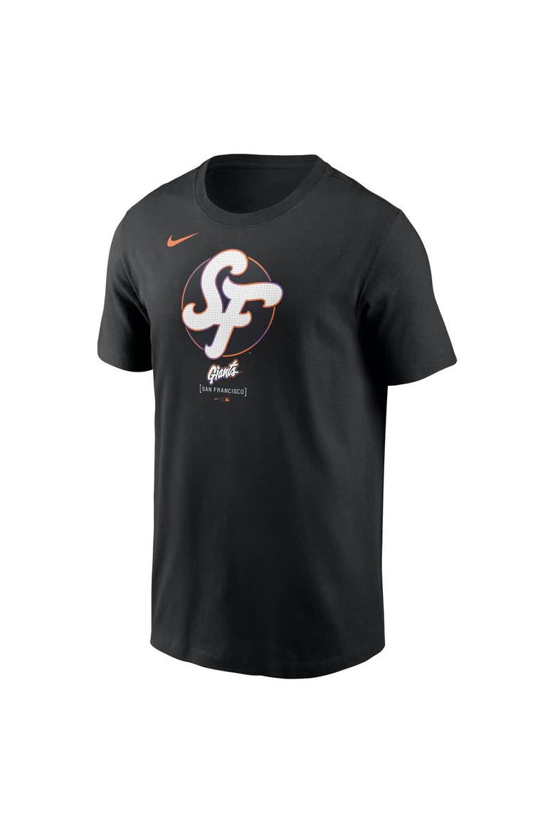 Men's Nike  Black San Francisco Giants 2025 City Connect Large Logo T-Shirt, Alternate, color, Black