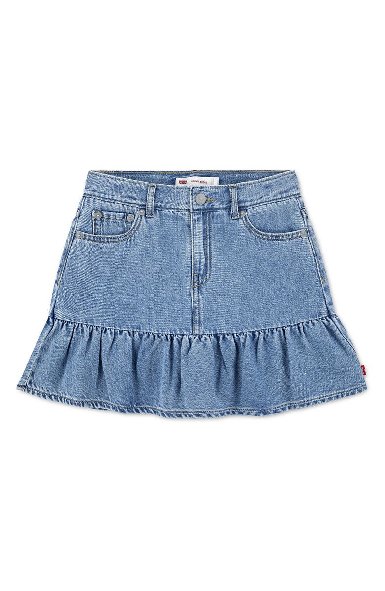 Levi's Kids' Flounce Denim Skirt, Main, color, Reach For The Stars