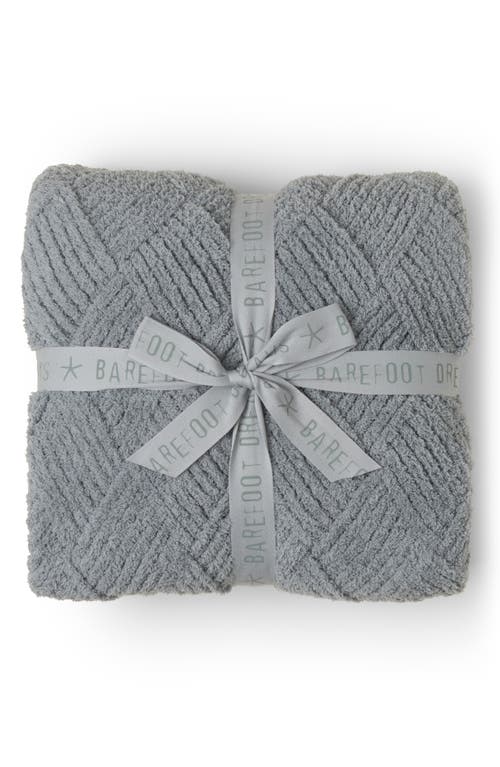 Barefoot Dreams ® Cozychic™ Diamond Weave Blanket In Moonbeam