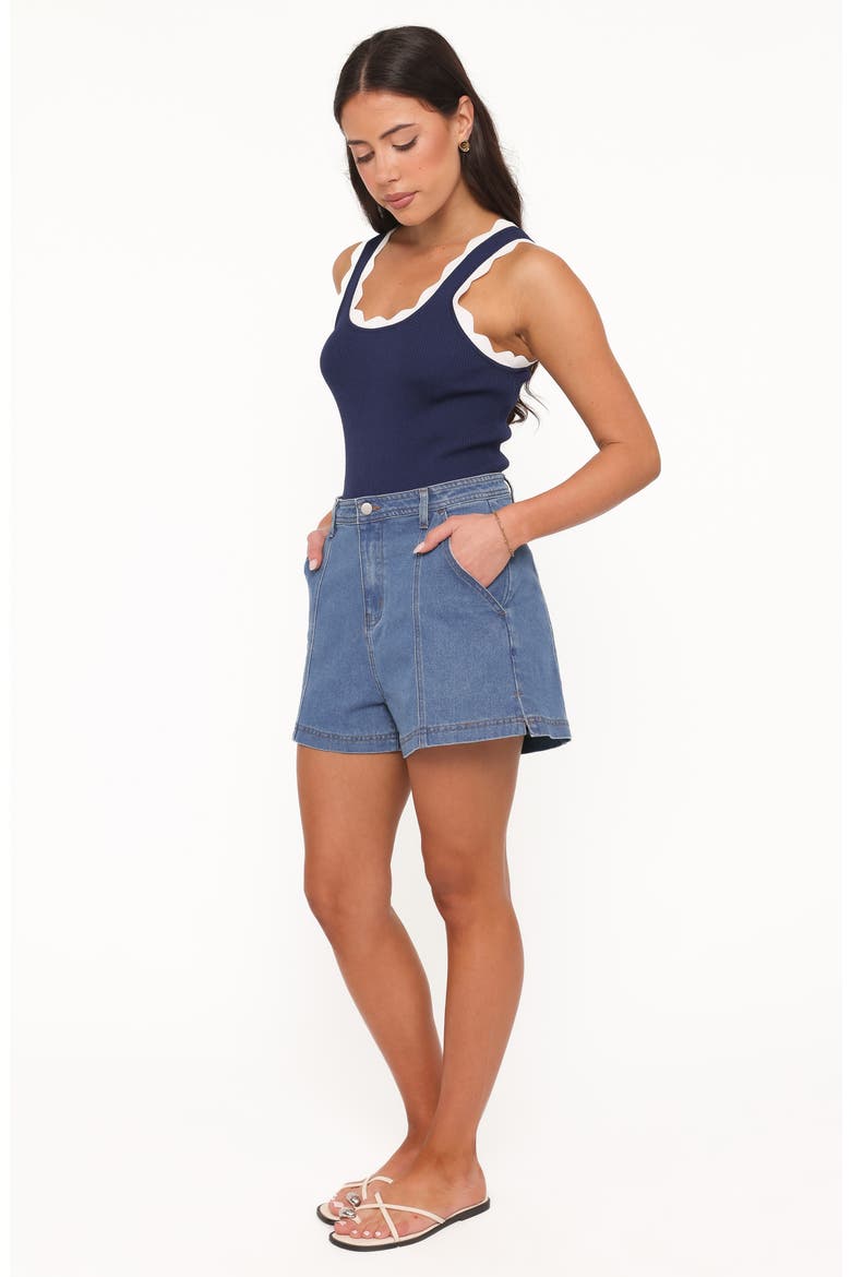 Denim Shorts, Alternate, color, MEDIUM WASH