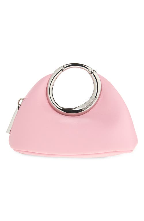 Jacquemus Le Porte Calino Leather Top Handle Bag In Pink 430