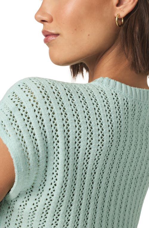 Splendid Anderson Open Stitch Sweater In Blue
