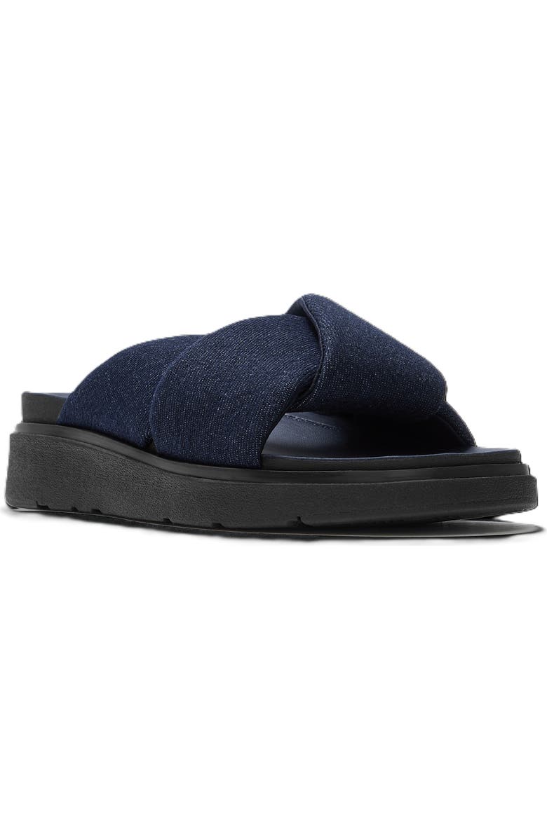 FitFlop Gen FF Folded Denim, Main, color, Dark Denim