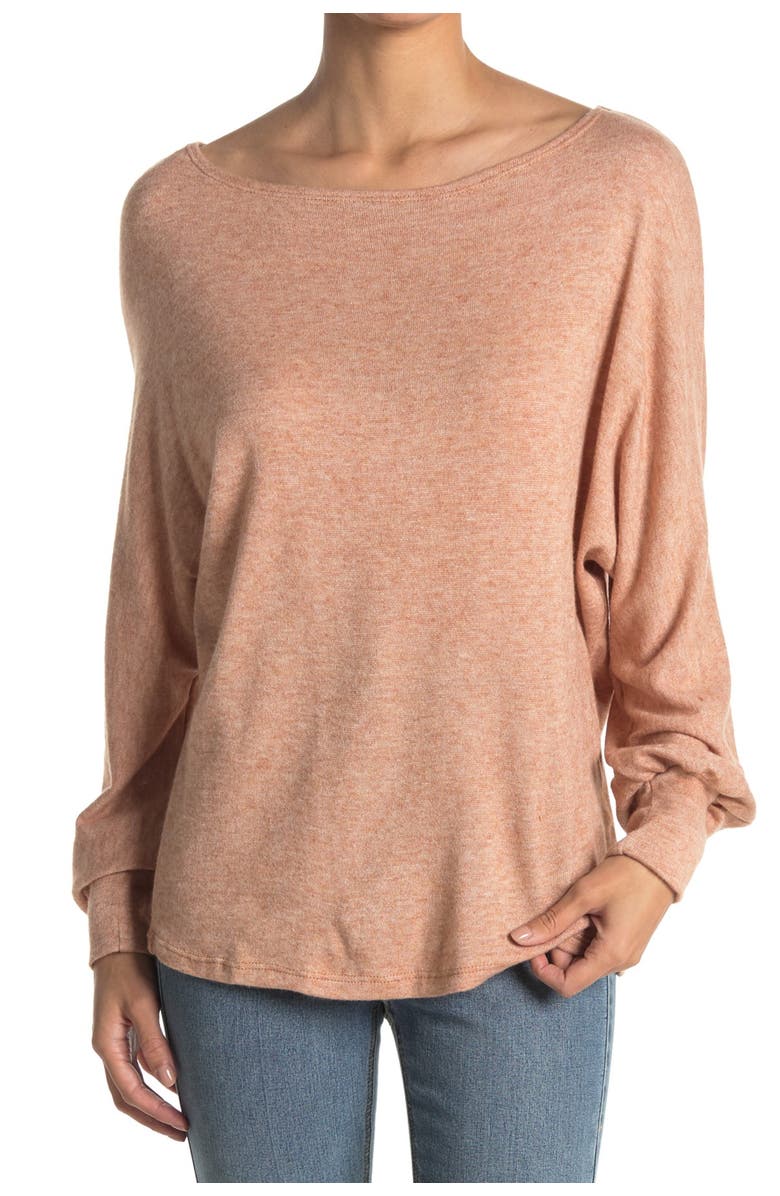 All in Favor Boatneck Knit Sweater, Main, color,