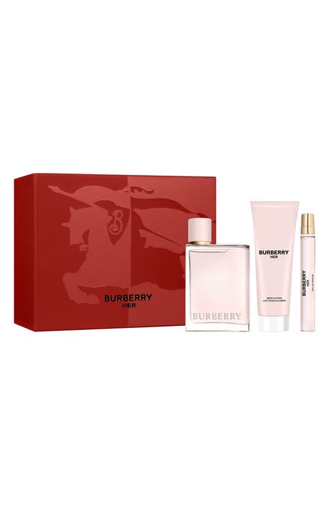 'Burberry Her Eau de Parfum Womens Trio Gift Set $245 value