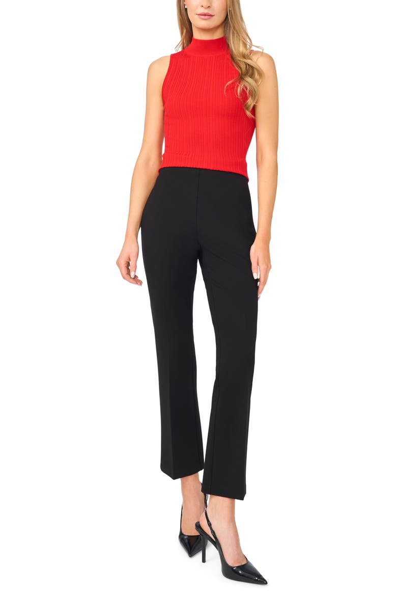 Slim Ankle Pants, Alternate, color, RICH BLACK