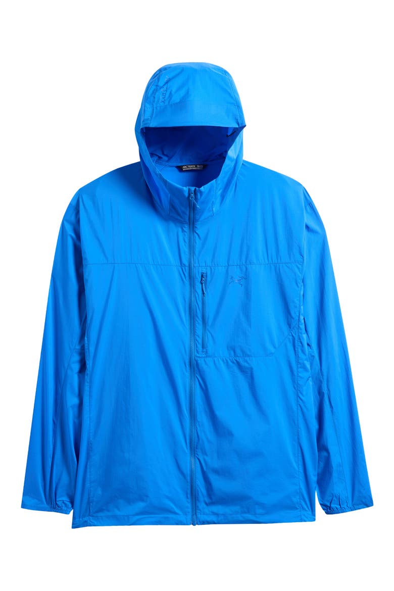 Squamish Water Repellent Nylon Ripstop Hooded Jacket, Main, color, FLUIDITY