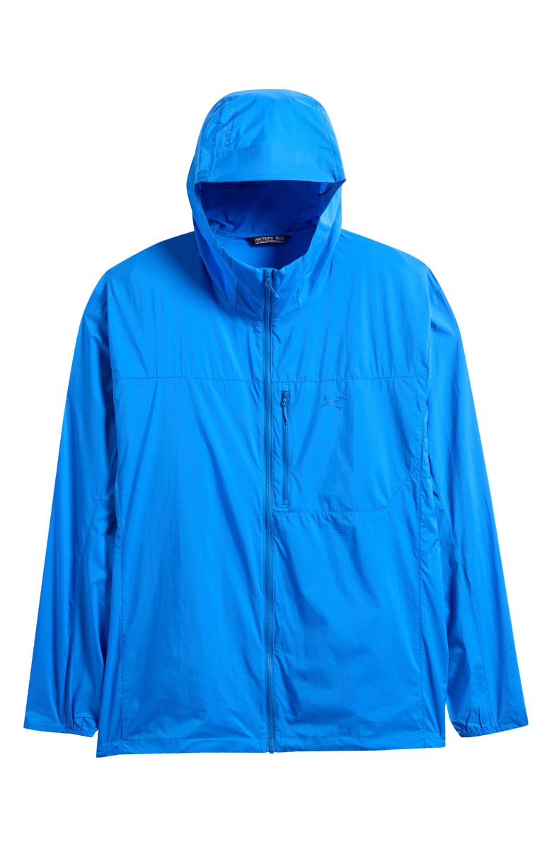 Arc'teryx Squamish Water Repellent Nylon Ripstop Hooded Jacket, Main, color, Fluidity
