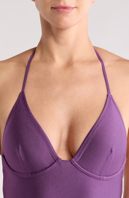 Kulani Kinis Underwire One-piece Swimsuit In Sugar Plum