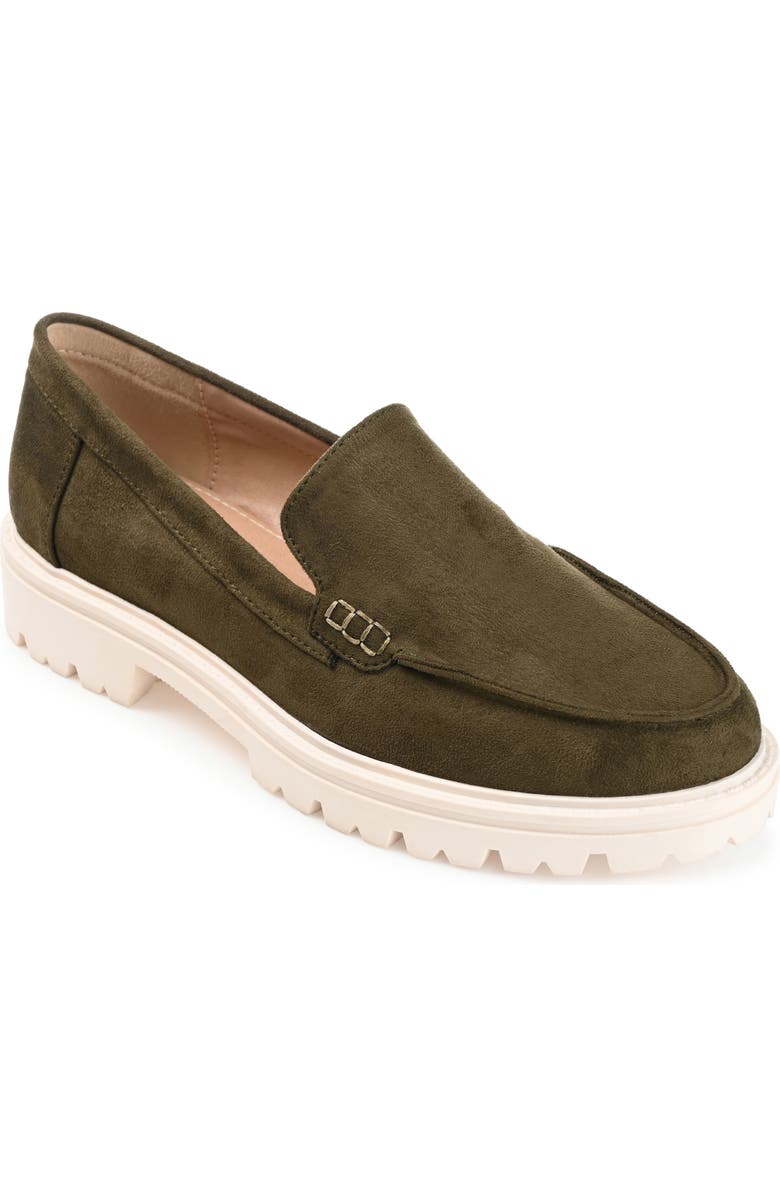 Journee Collection Erika Loafer, Main, color, Olive