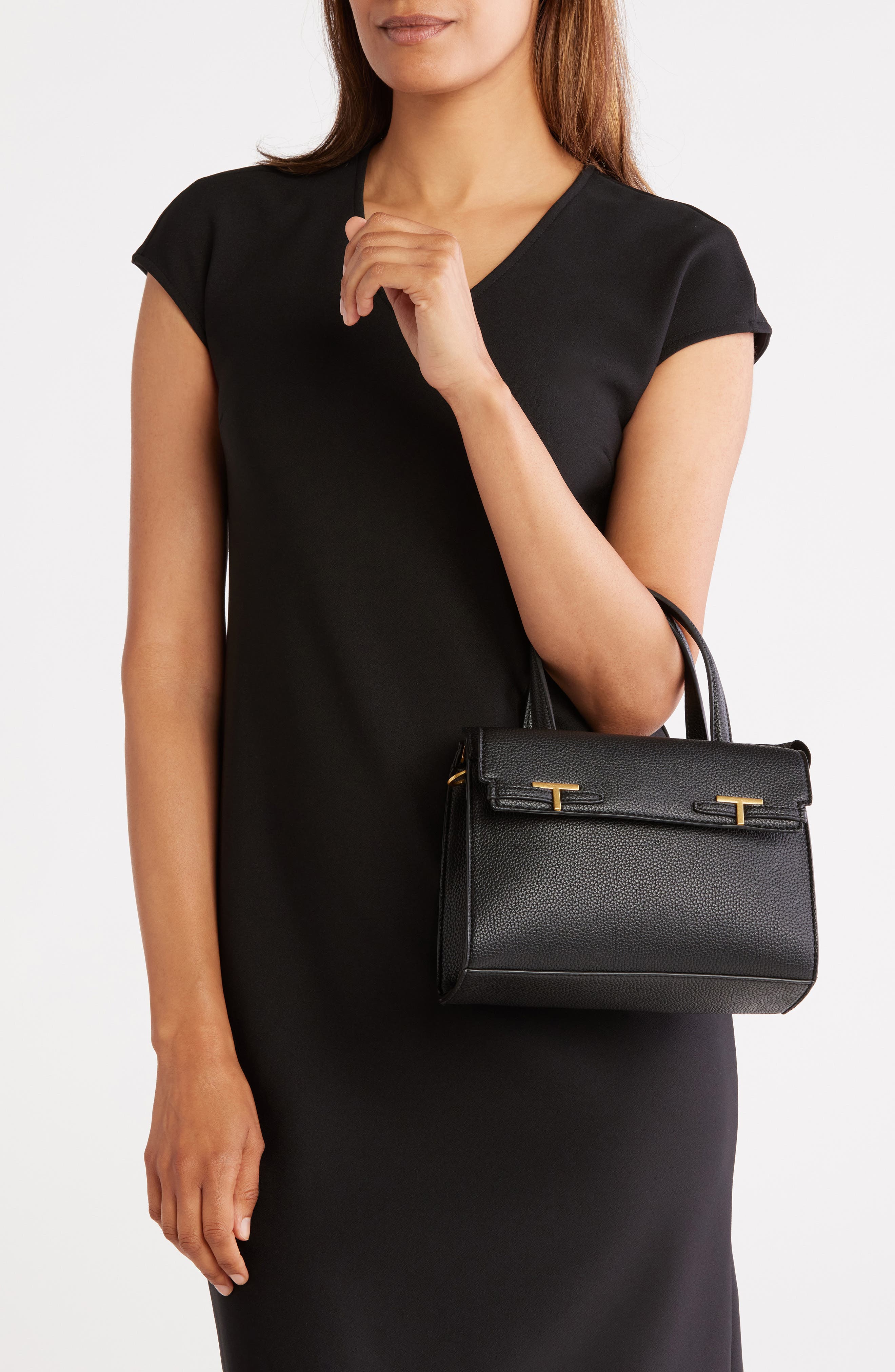 T Tahari Mini Satchel Bag, Alternate, color, 