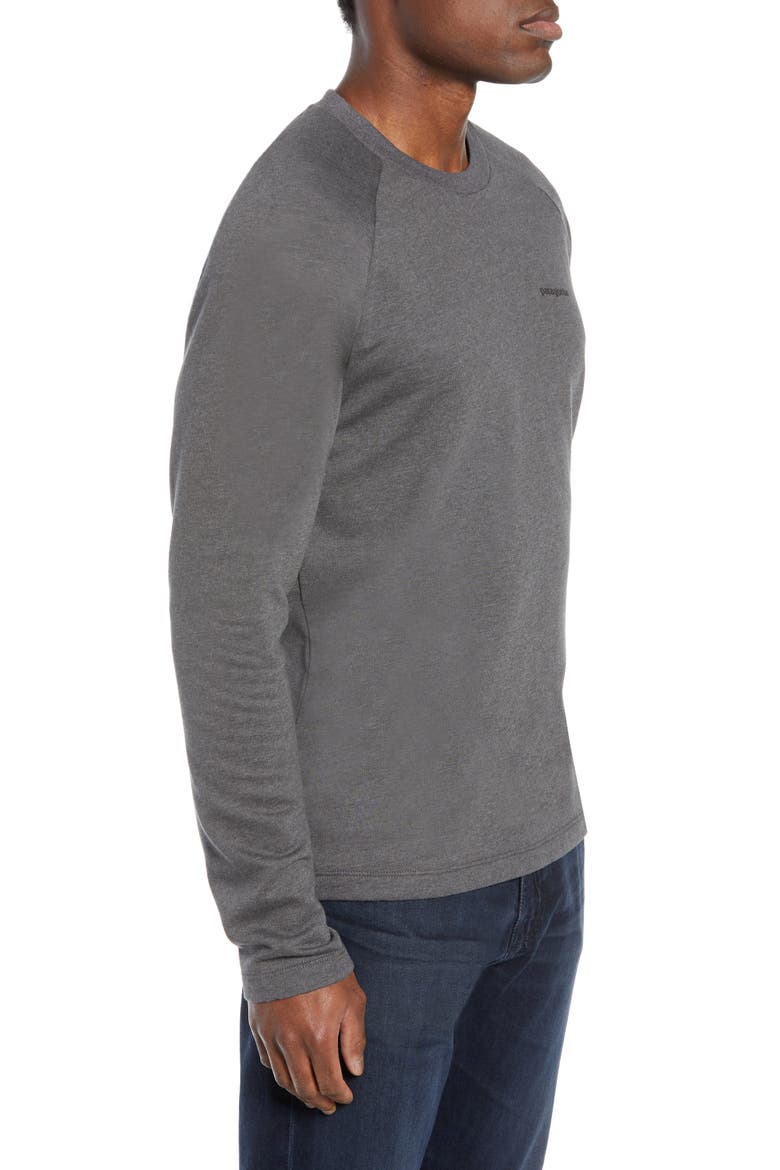 P-6 Logo Regular Fit Lightweight Sweatshirt, Alternate, color, FORGE GREY