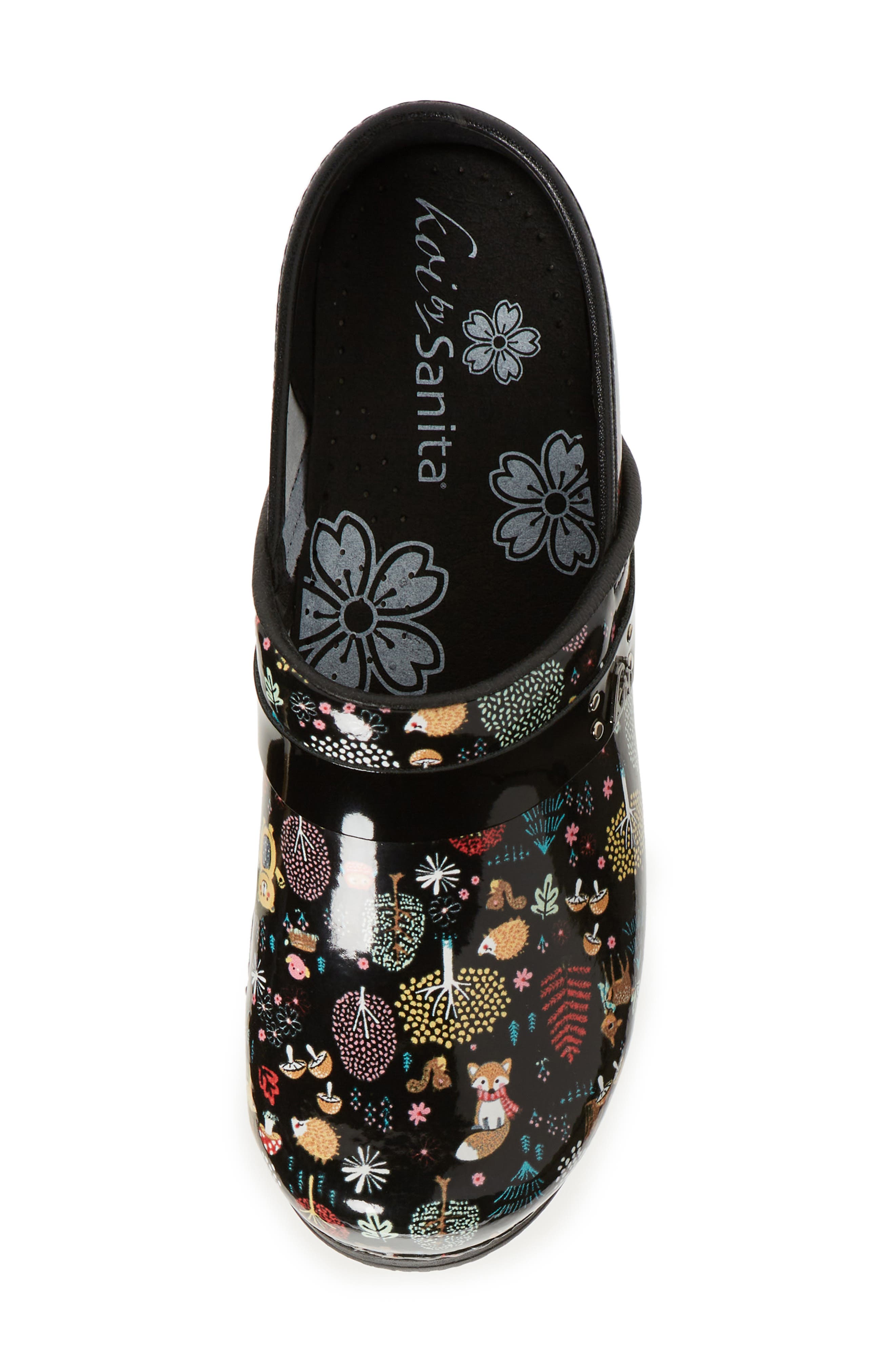 Sanita Woodland Creatures Clog, Alternate, color, 