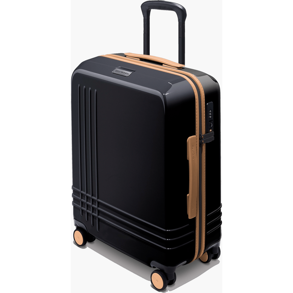 Roam Luggage Large Expandable Carry-on Luggage In Black