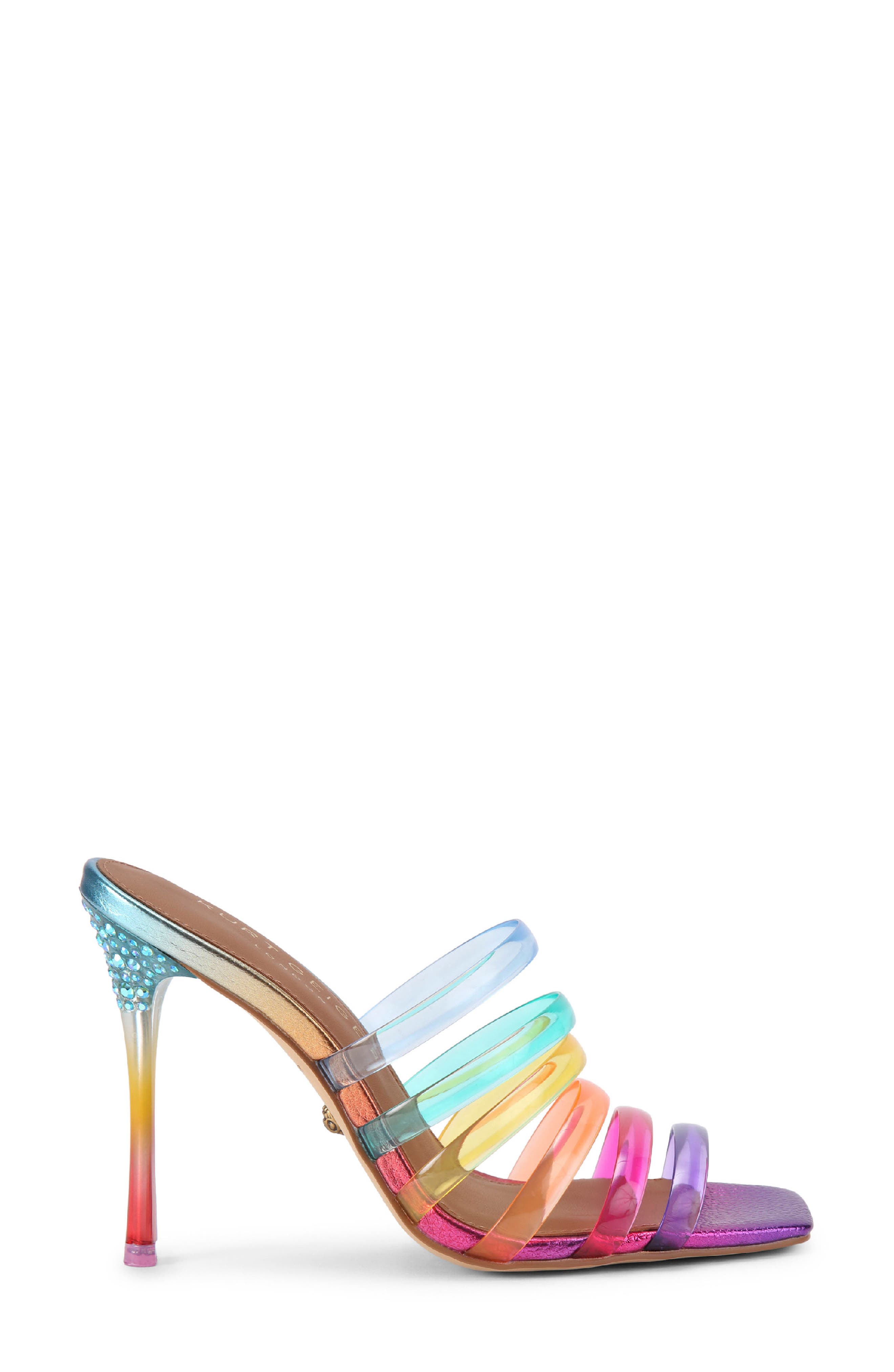 Kurt Geiger London Maddison Slide Sandal, Main, color, Rainbow Multi