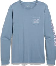 vineyard vines Whale Graphic Long Sleeve Pocket T-Shirt