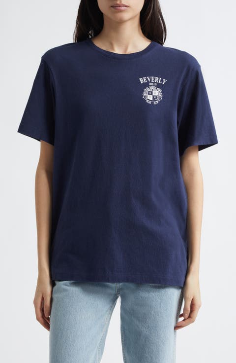 Tシャツ・カットソー Sporty & Rich FW23 Graphic Print T-shirt TS885CR (TS885CR) T-Shirts – Sporty & Rich