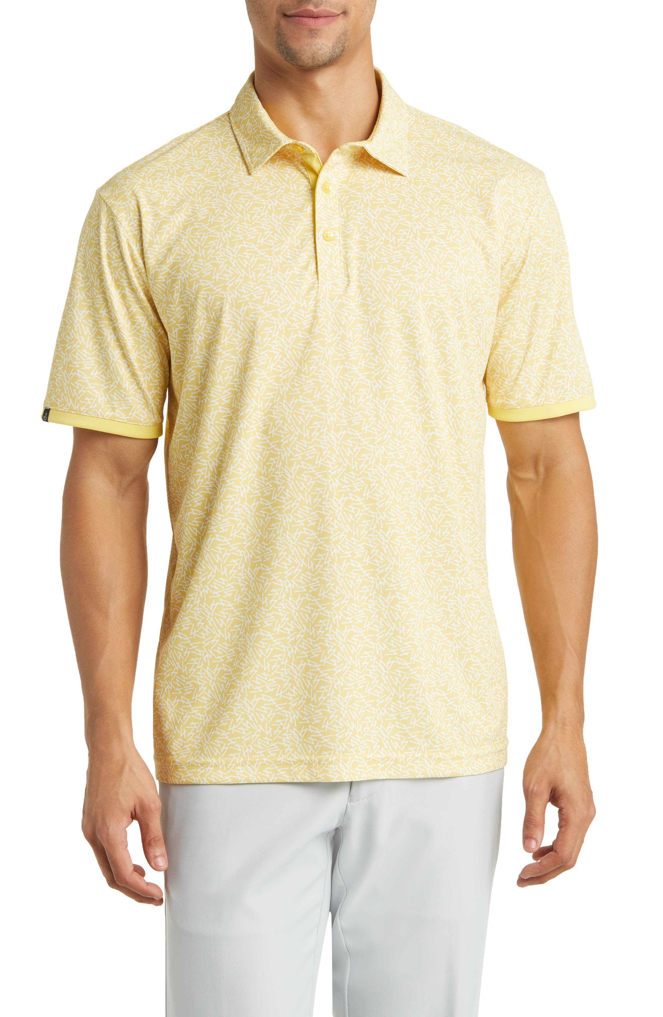 Swannies Fore Scatter Print Golf Polo