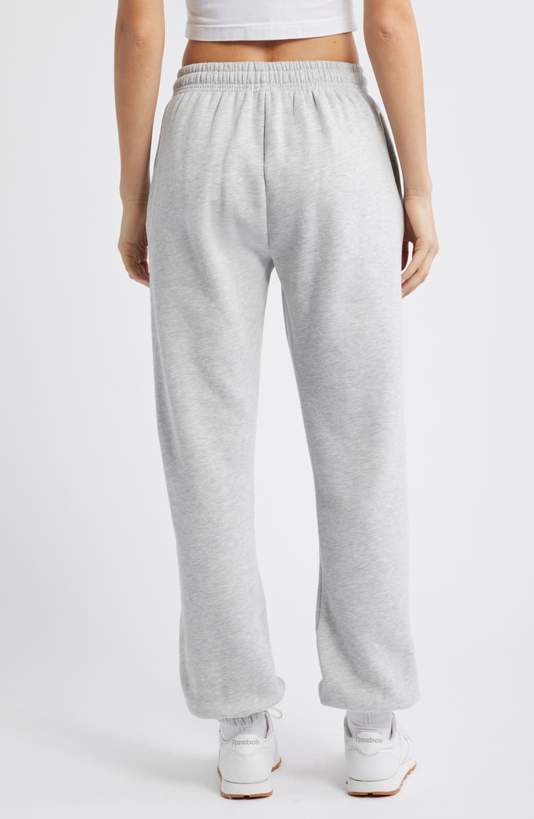 Princess Polly Puffy Logo Sweatpants, Alternate, color, Grey