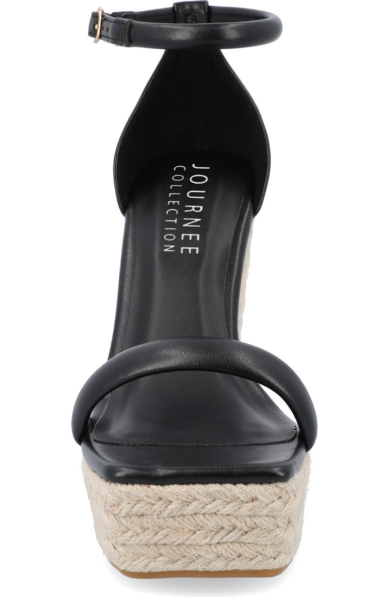 Journee Collection Olesia Espadrille Wedge Platform Sandal, Alternate, color,