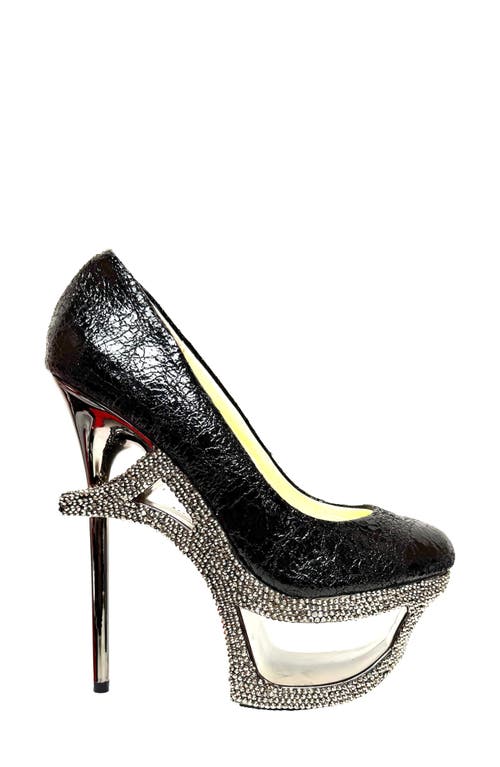 Lady Couture Platform Stiletto Pump In Black