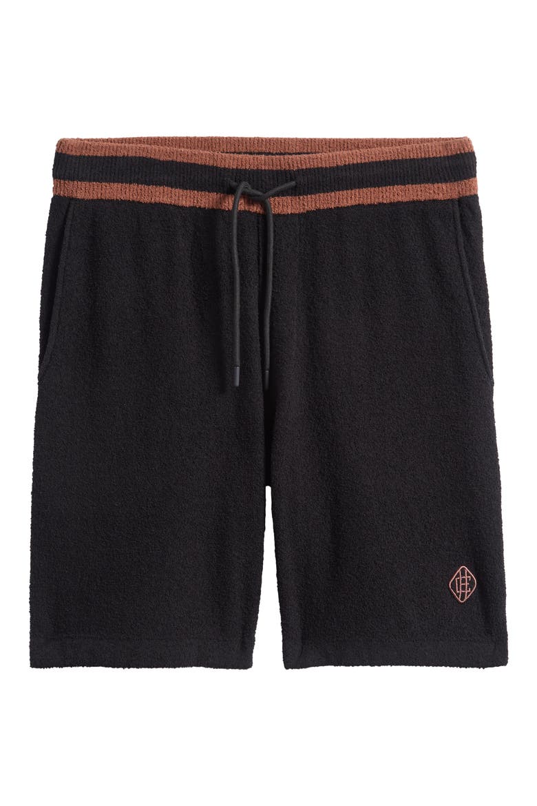 Armas Terry Shorts, Alternate, color, BLACK-01