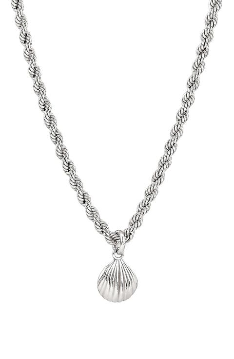 Primavera Made in Italy Seashell Pendant Necklace