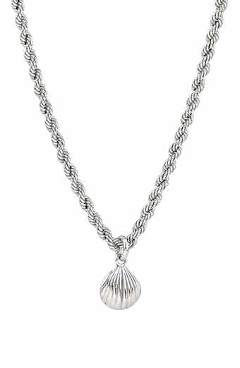 AMERICAN EXCHANGE Primavera Made in Italy Seashell Pendant Necklace