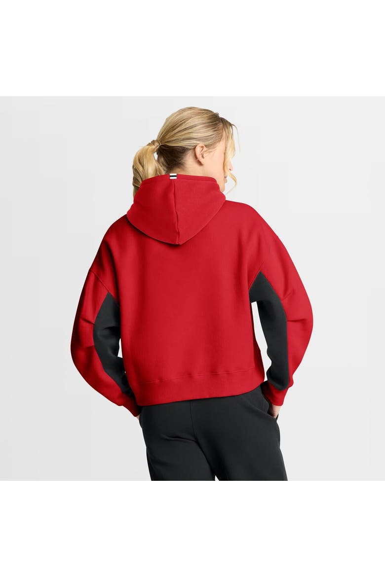 Women's Fanatics Red New Jersey Devils Back Check Boxy Hoodie, Alternate, color, Red