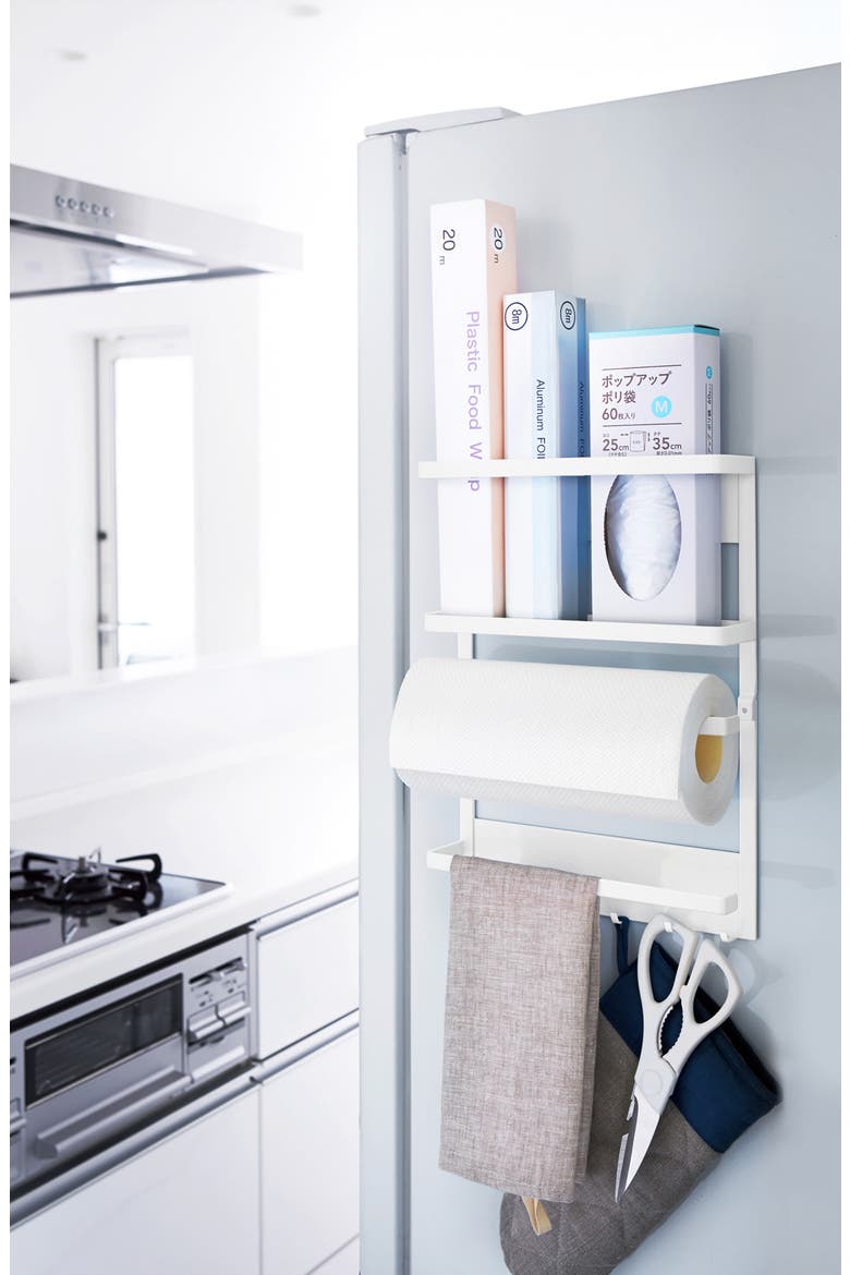 Magnetic Kitchen Organizer, Alternate, color, WHITE