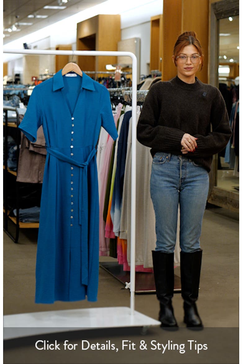 Belted Midi Shirtdress video