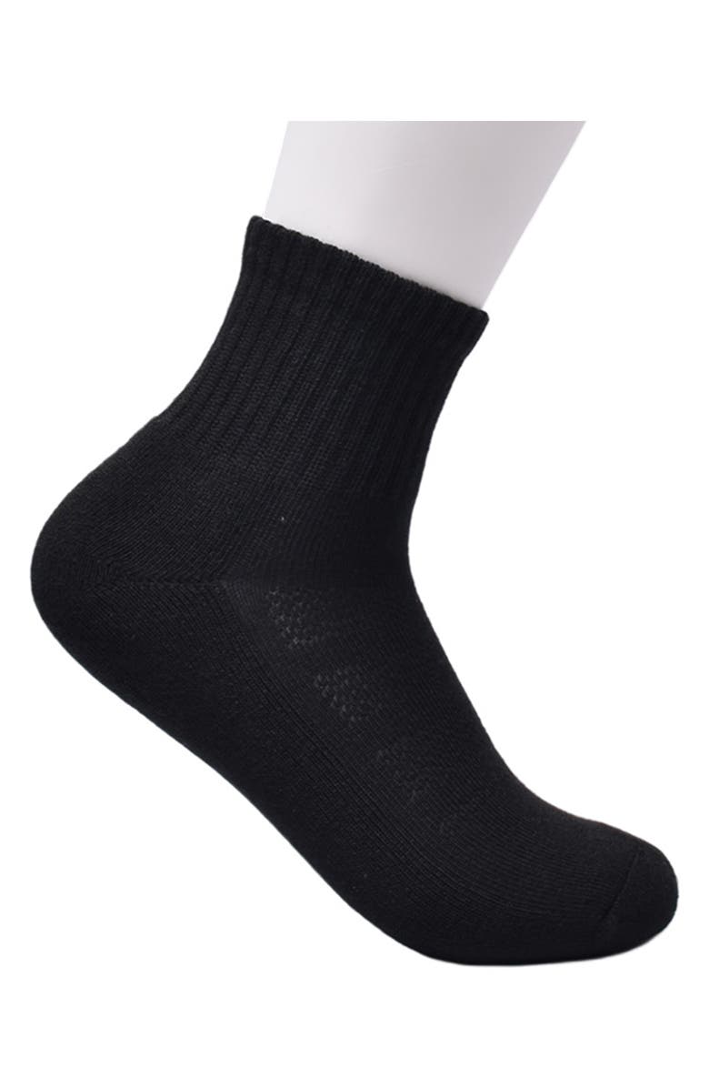 Timberland 5-Pack Cushioned Quarter Socks, Alternate, color,